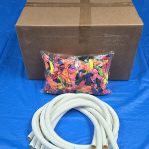Box of 5 inch Balloons w/ One set of Tubing
